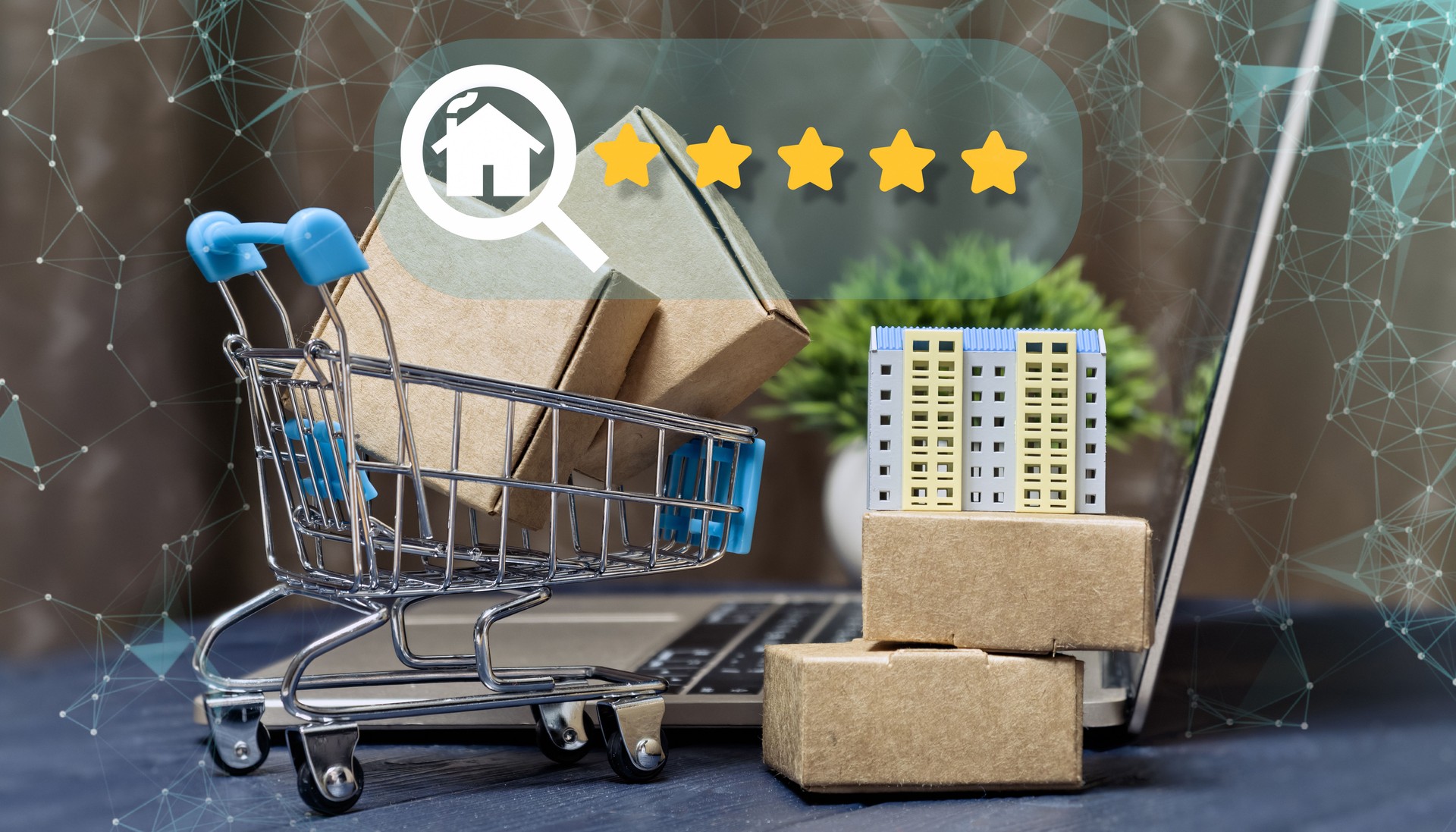 Excellence in Real Estate E-commerce: A Visualization of Online Property Shopping, Customer Reviews, and Digital Market Success